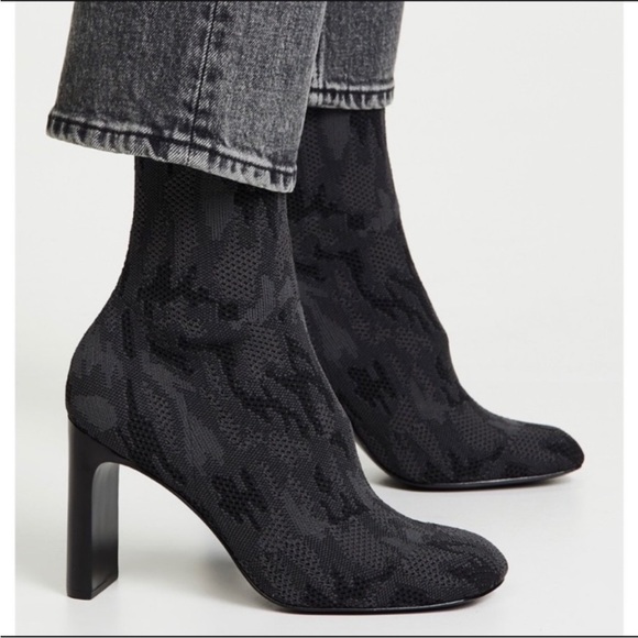 rag & bone Shoes New Rag Bone Ellis Stretch Knit Sock Heeled Ankle